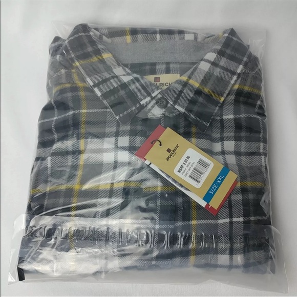 Woolrich Augusta Flannel Sz XXL Grey Sky - Picture 4 of 8
